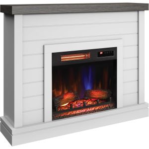 Duraflame Shiplap Wall Mantel Electric Fireplace