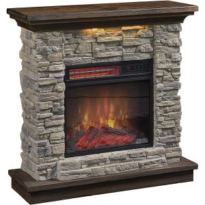 Duraflame Wall Mantel Electric Fireplace with Remote Control